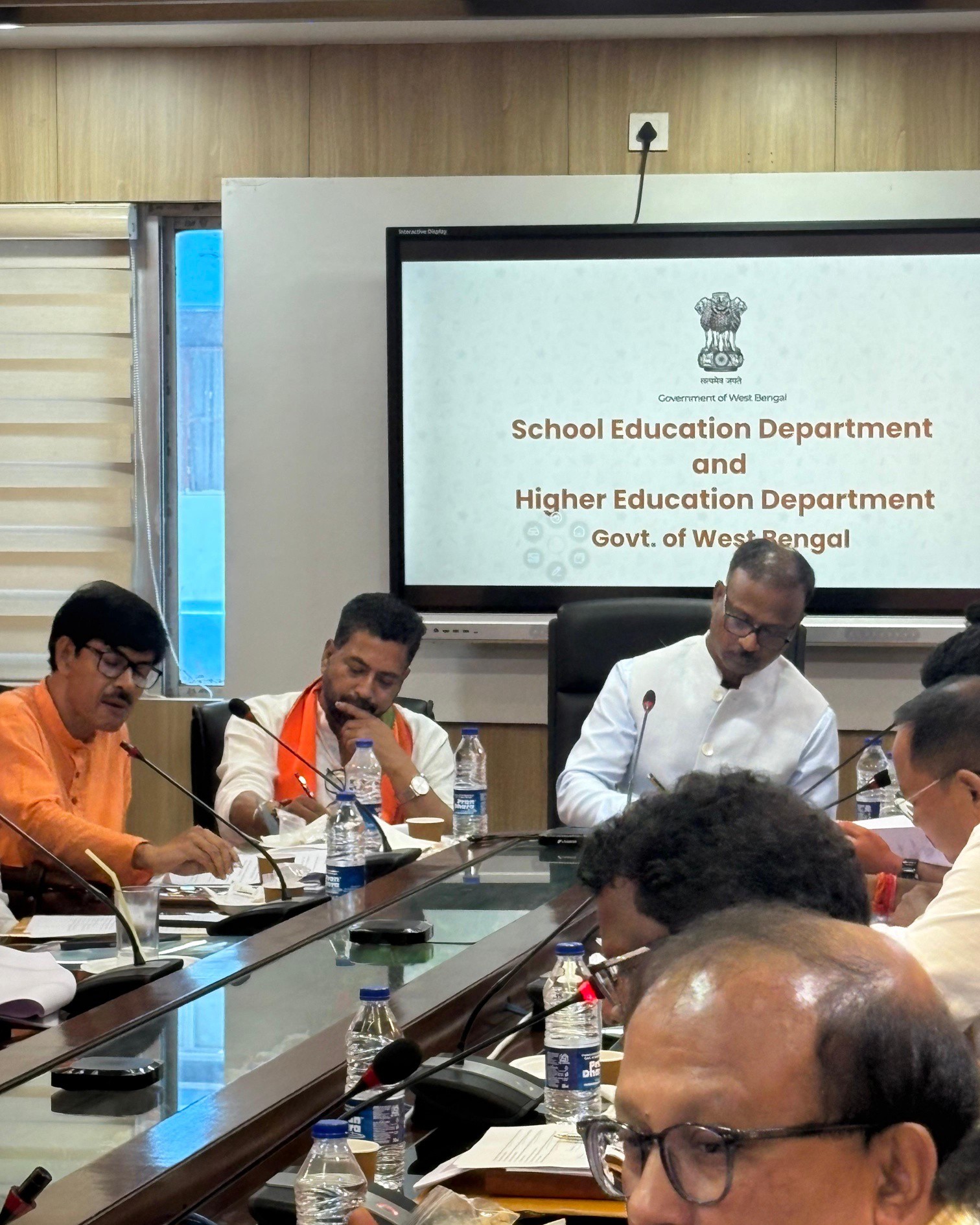 Education department review meeting